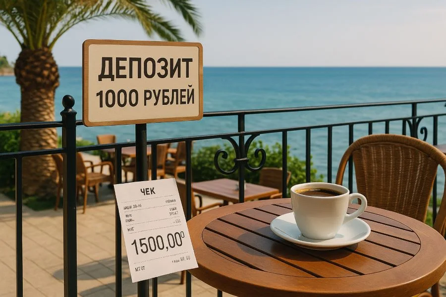 Абхазия против «бедных туристов»: кафе вводят депозиты и плату за вход