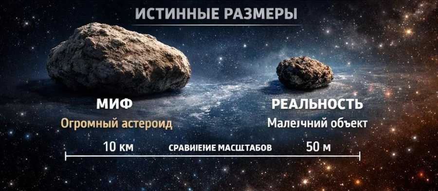 Учёные развеяли миф о гигантских размерах объекта 3I/ATLAS