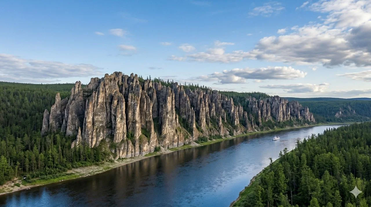 Каменная стена из «Игры престолов»: кто возвел отвесные скалы посреди сибирской тайги?