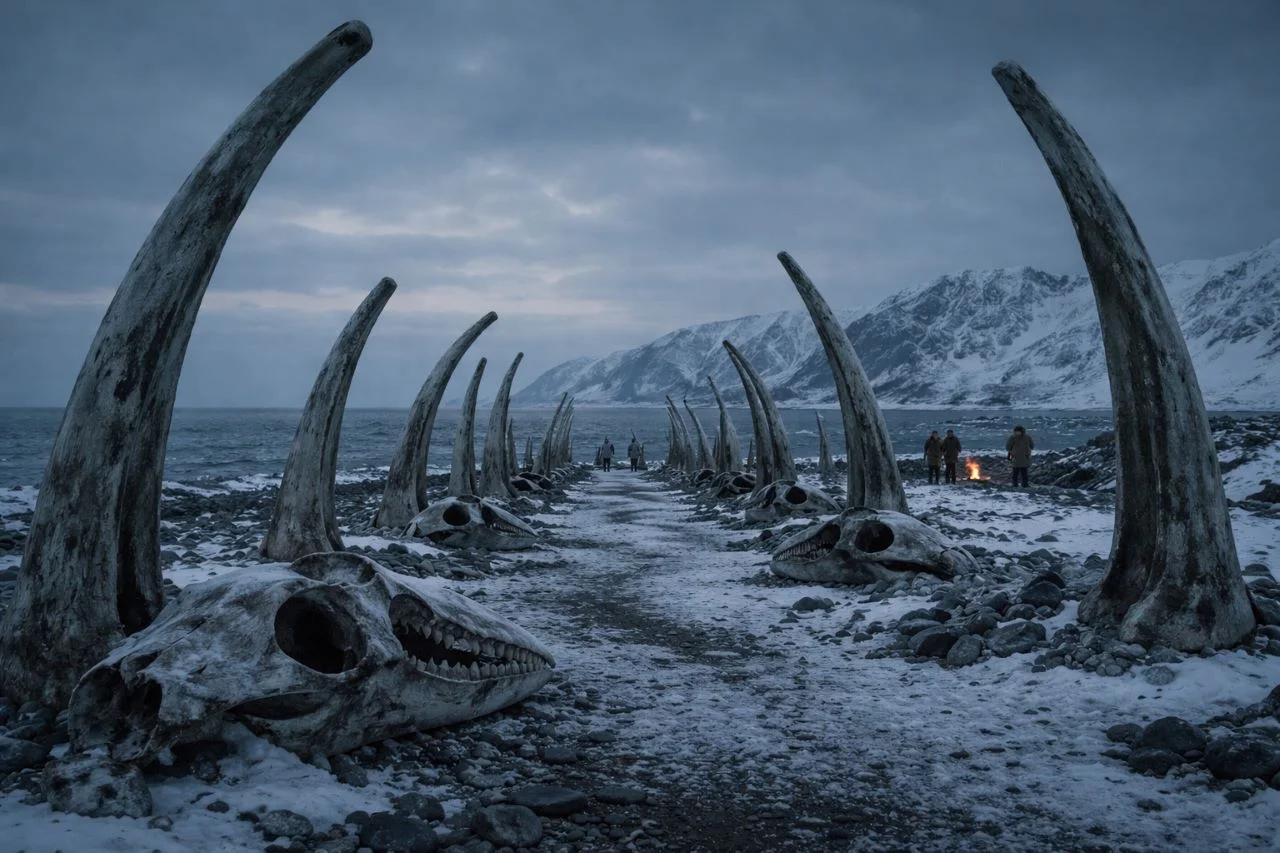 Жуткий Стоунхендж из костей: какую тайну скрывает затерянный остров в Чукотском море?