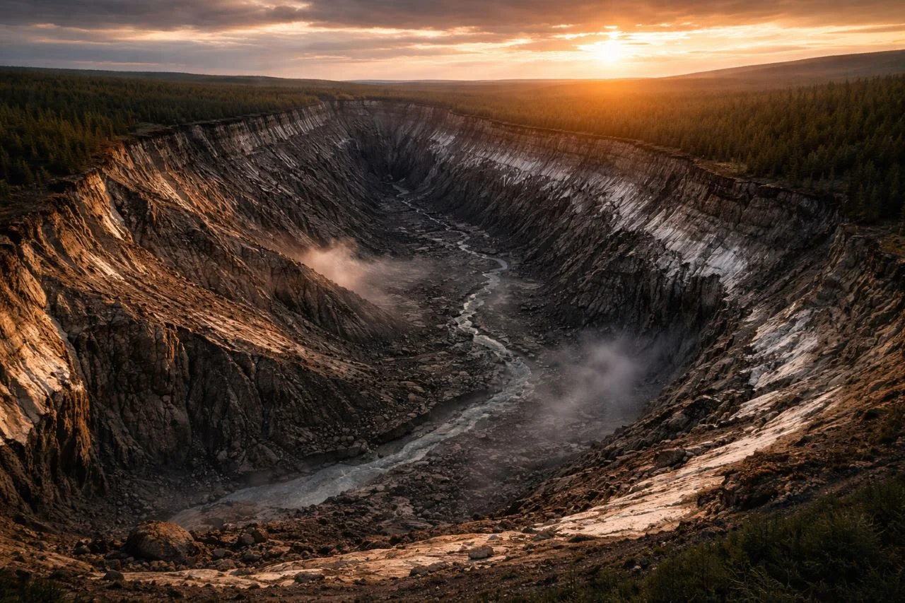 «Врата в преисподнюю» открываются: сибирский кратер стремительно растет и отдает тайны прошлого