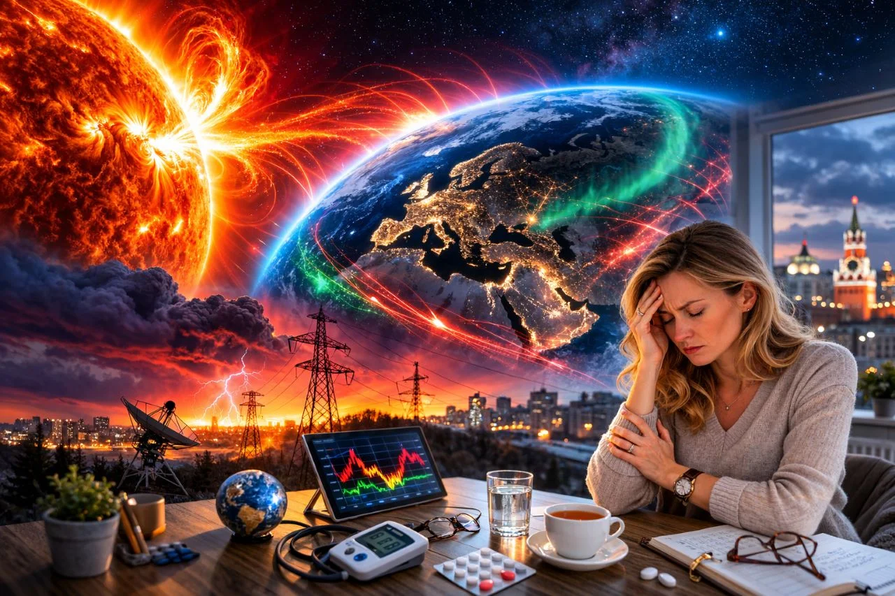 Магнитная буря сегодня, 17 марта 2026 года: затишье перед мощным геомагнитным ударом и советы метеозависимым