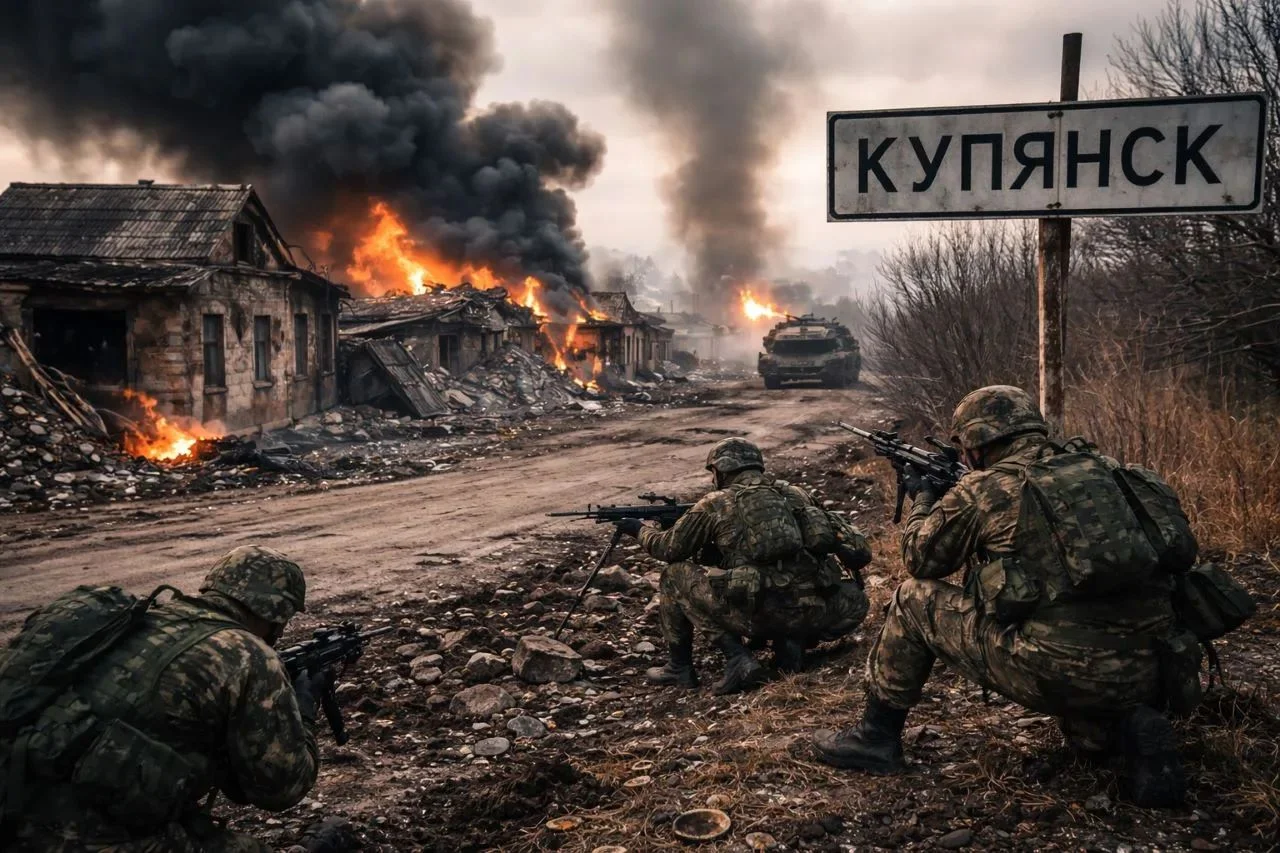 Бои за Купянск 25.03.2026: ситуация остаётся напряжённой, свежая карта боевых действий