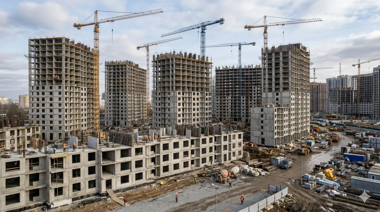 Половина квартир пустует: рынок новостроек России столкнулся с падением спроса