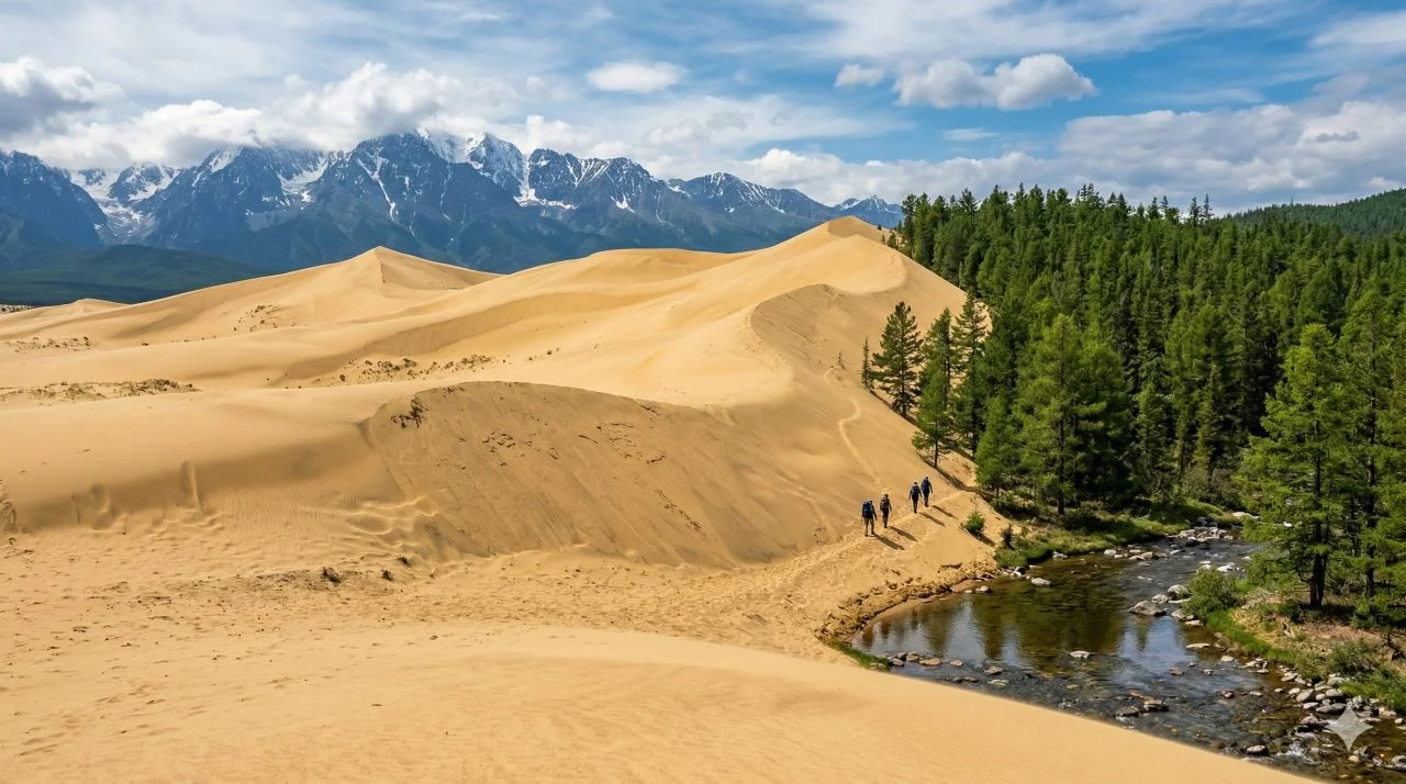 Жаркая пустыня посреди сибирской тайги: откуда в Забайкалье взялись песчаные барханы?