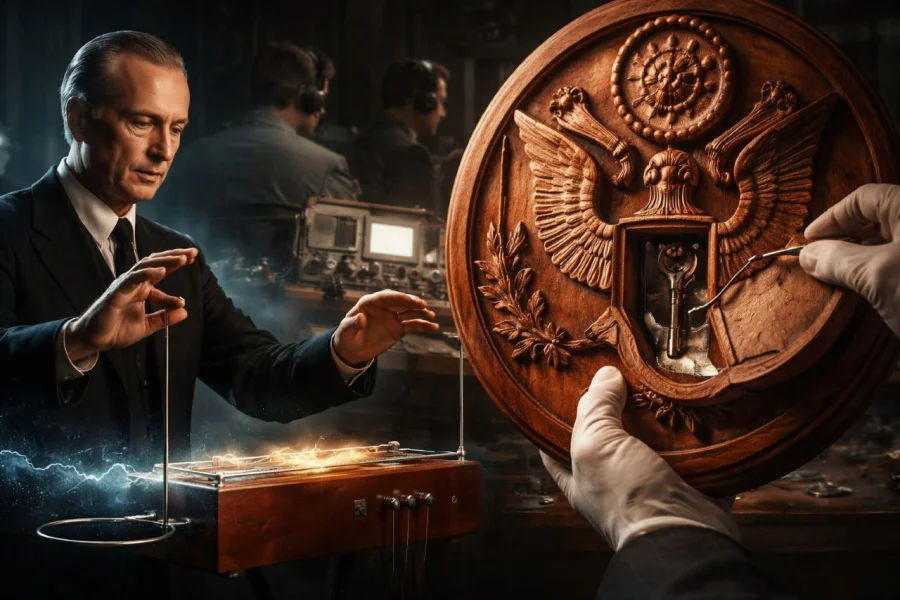 Музыка из воздуха и жучок в гербе США: гениальное изобретение русского физика, обманувшее ЦРУ