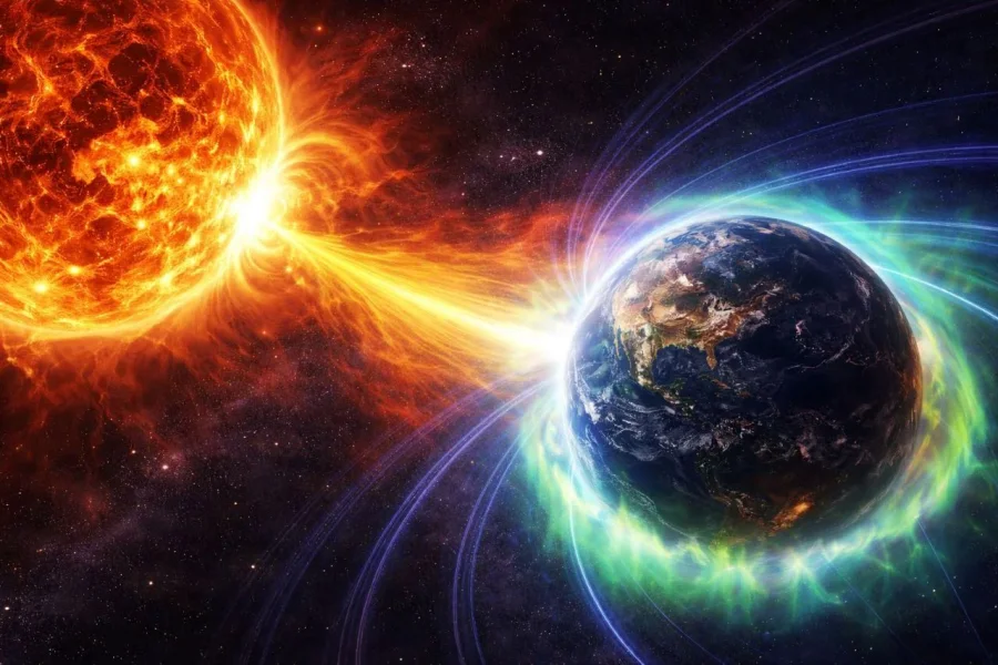 Магнитная буря 22 марта 2026: пик геоударов и прогноз на ближайшие дни