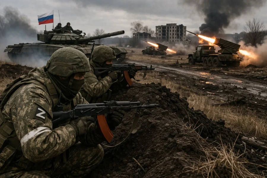 Юрий Подоляка: фронт закипает — ВС РФ уже в Константиновке, бои идут вглубь обороны ВСУ, новости СВО на 25.03.2026, карта боевых действий