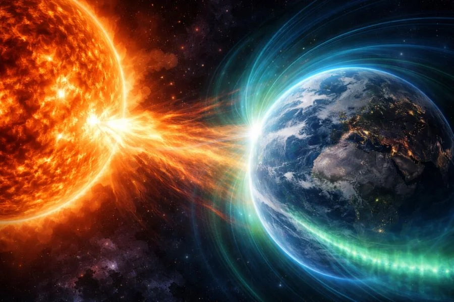 Магнитная буря сегодня, 12 апреля 2026: Земля выходит из «красной зоны», но риски сохраняются