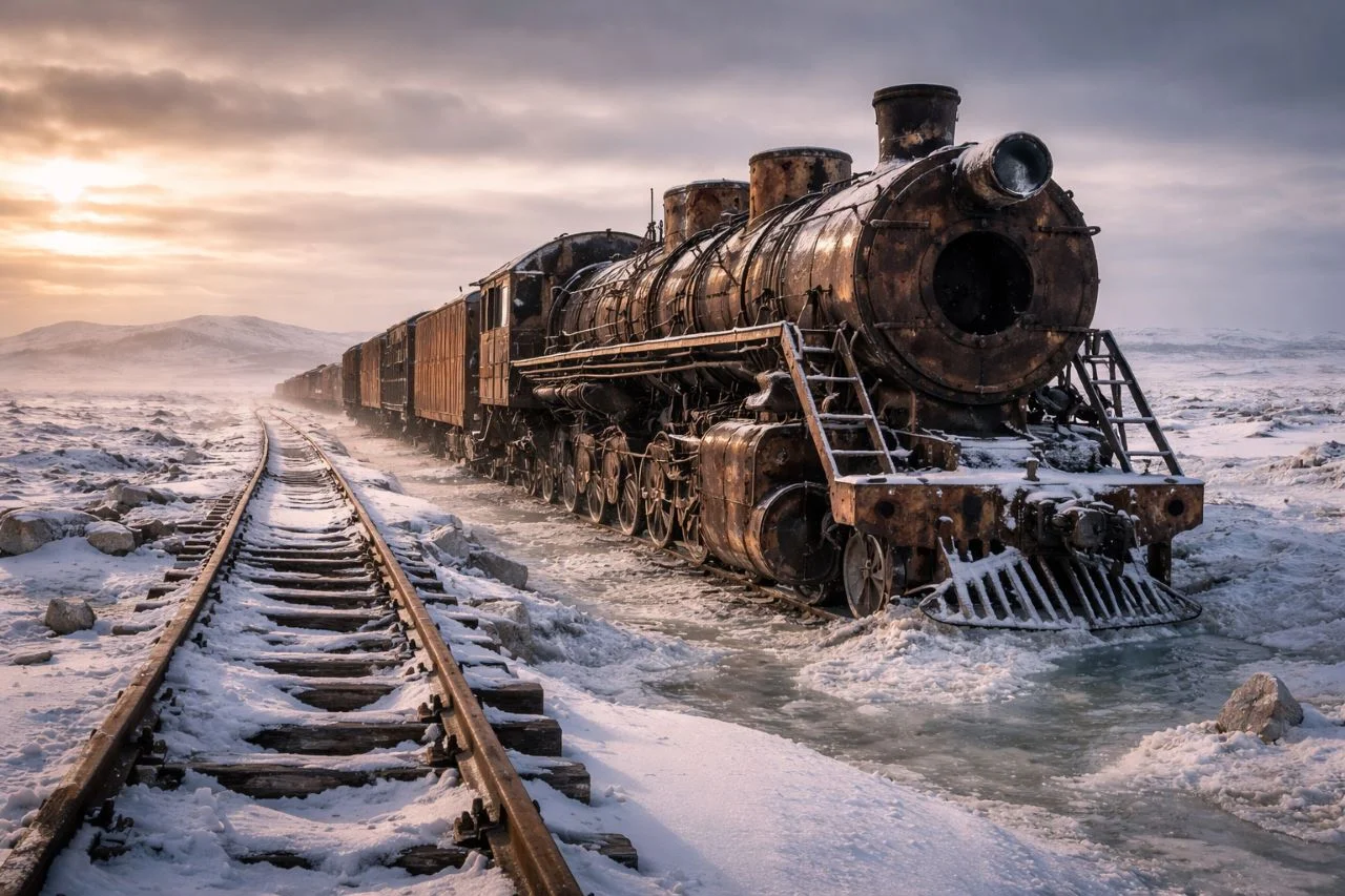 Призрачный экспресс во льдах: зачем СССР закопал миллиарды в «Мертвую дорогу» на краю земли?