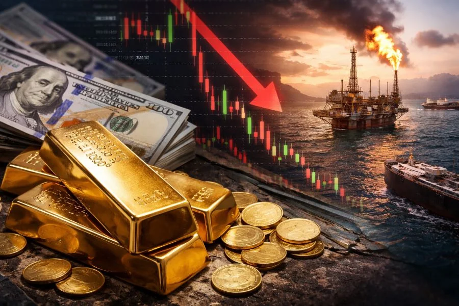 Доллар растет, золото дешевеет: как конфликт США и Ирана бьет по рынкам