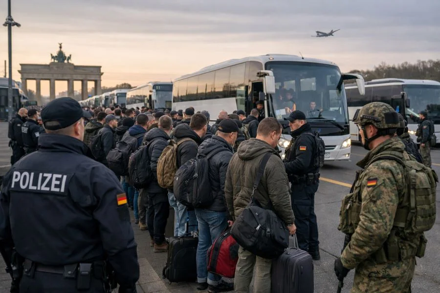 В Германии ищут 5 000 автобусов: как это связано с возвращением украинцев в ВСУ?