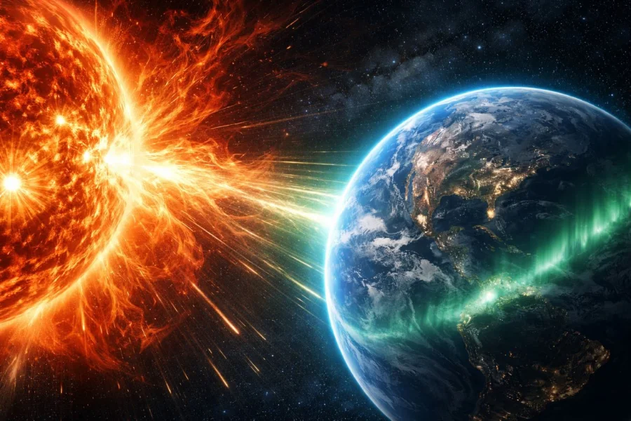 Магнитная буря 1 апреля 2026 года: Землю снова накрыли 5-балльные геоатаки
