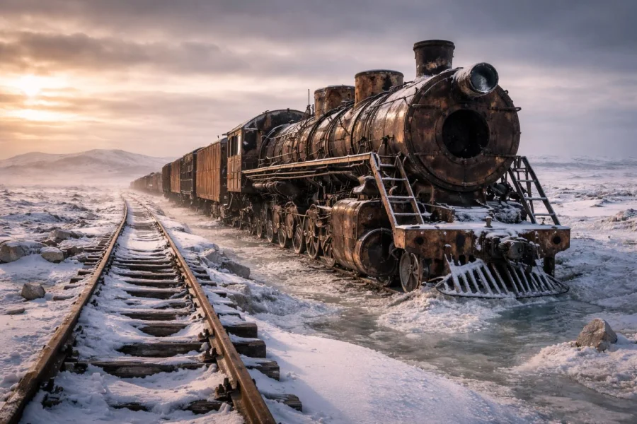 Призрачный экспресс во льдах: зачем СССР закопал миллиарды в «Мертвую дорогу» на краю земли?