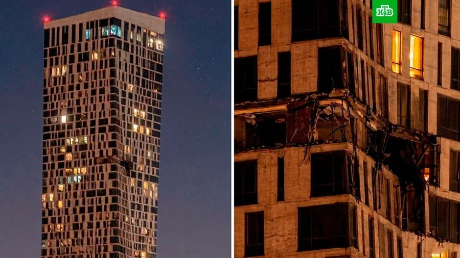 Атака на Москву 4 мая: выбитые стены, эвакуация высотки и закрытые аэропорты, что известно о взрыве на Мосфильмовской