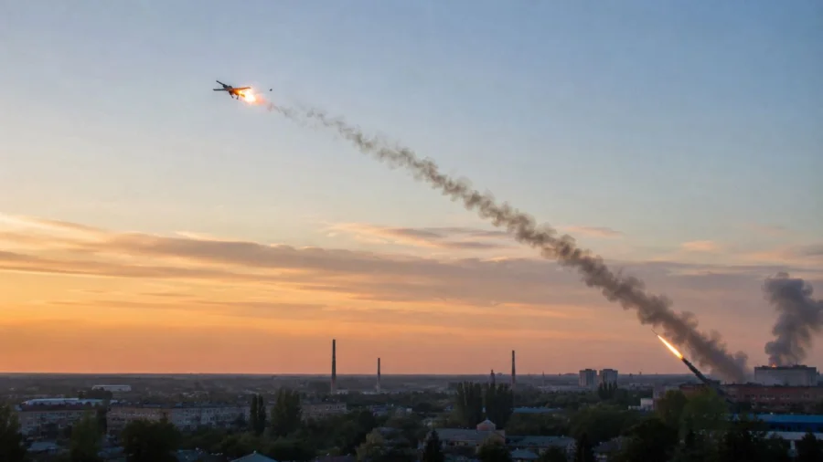 ПВО отразила один из крупнейших налётов лета: более 390 беспилотников летели на Москву