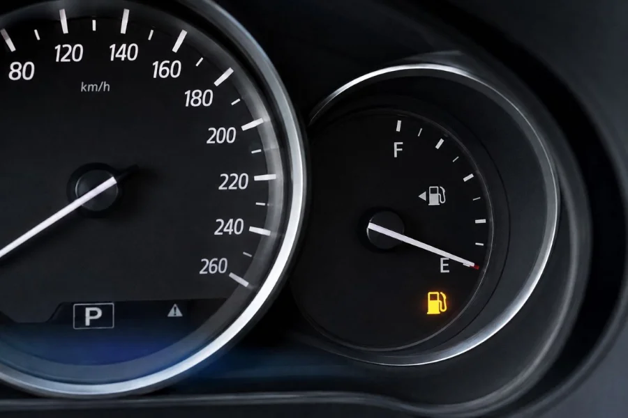 Сколько на самом деле проедет машина после включения лампочки резерва топлива