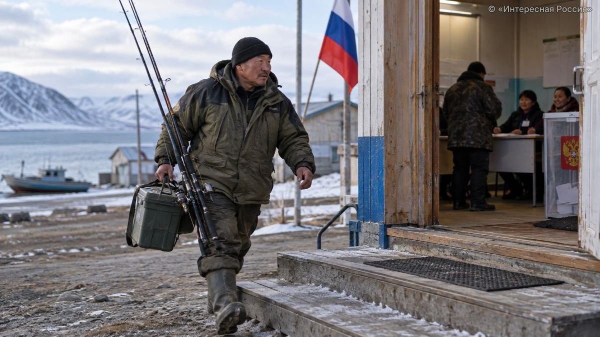 «Бросил удочки и прибежал на участок»: чукотский рыбак принёс родному селу стопроцентную явку