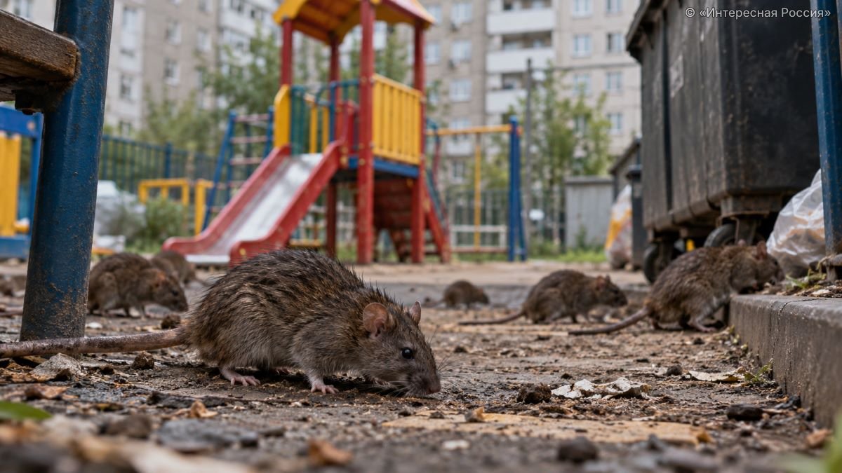 Крысы захватили двор на Муринской дороге: Роспотребнадзор предупредил управляющую компанию