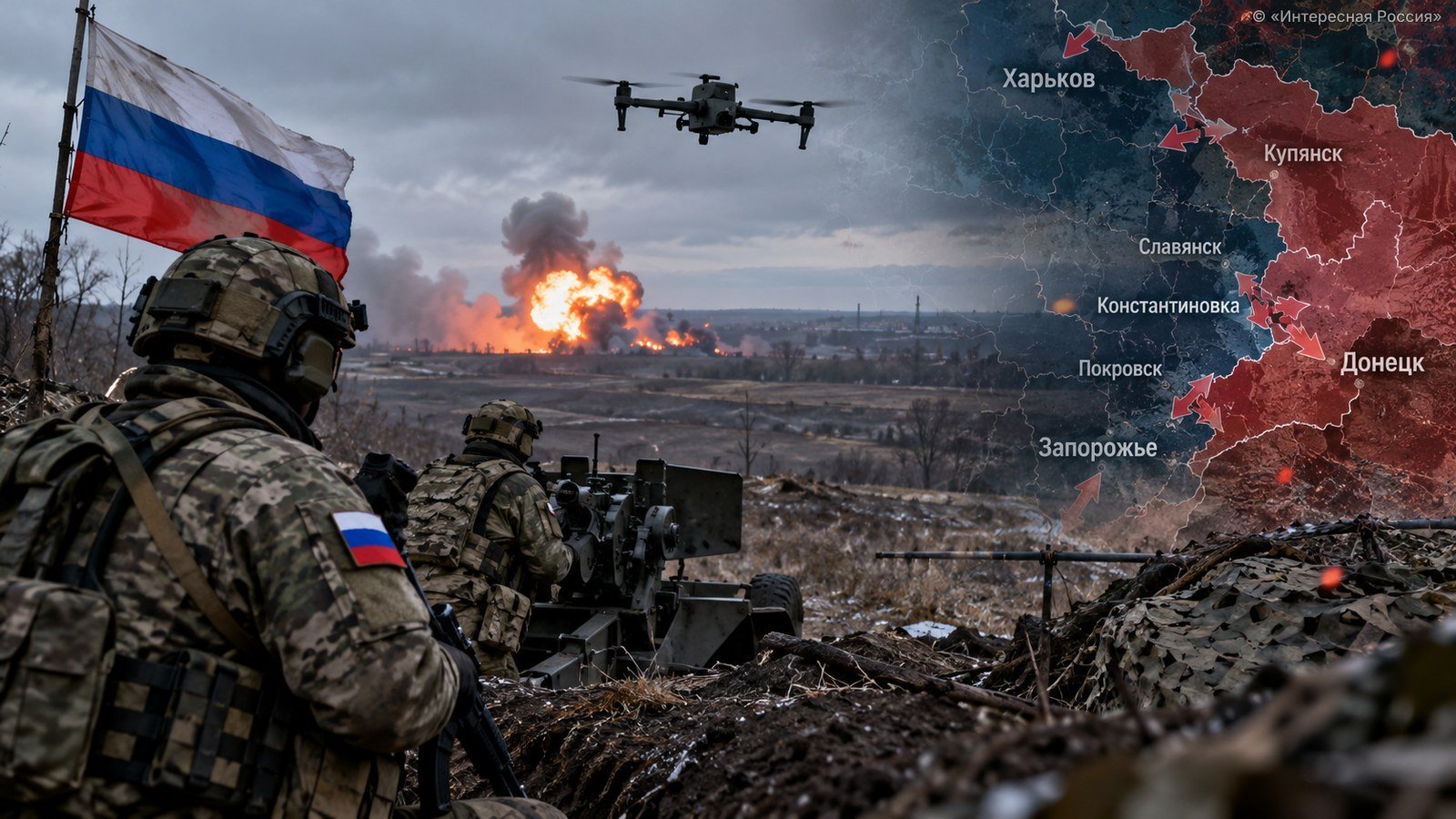 Сводка СВО на утро 26 октября: российские войска развивают наступление под Добропольем и Дружковкой, последние новости с фронта
