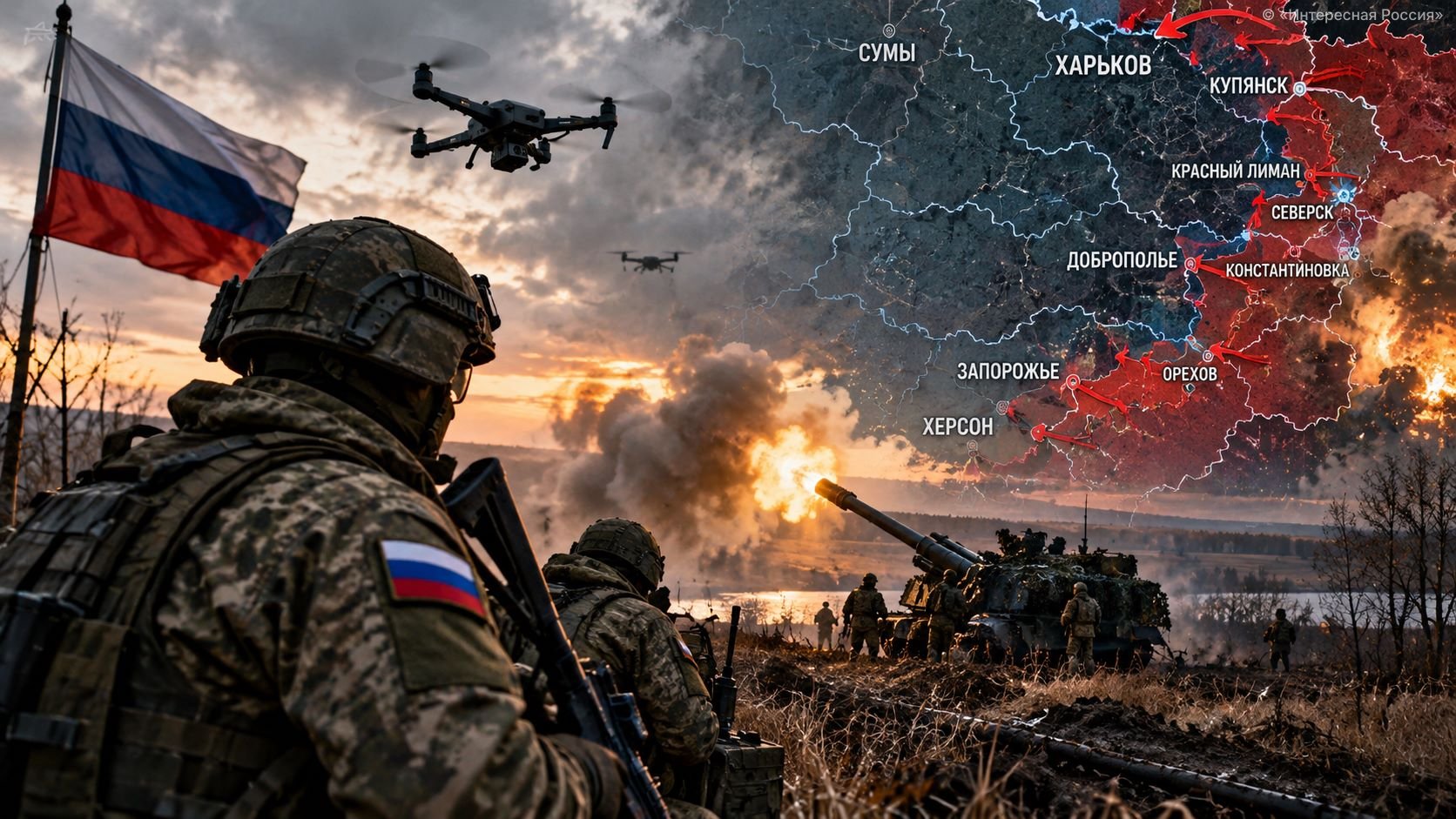 Карта боевых действий в зоне СВО на 21 октября 2026 года: российские войска продвигаются на Запорожском направлении, ожесточённые бои идут под Добропольем