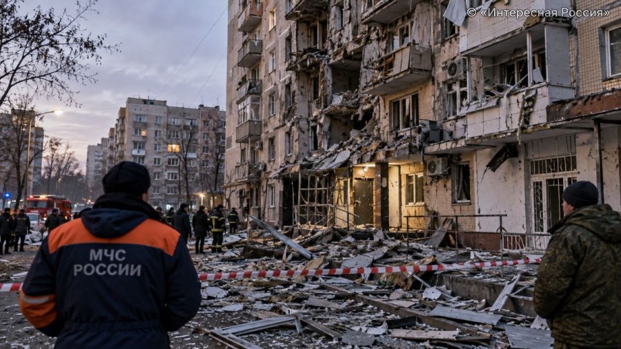 В Ростове-на-Дону ввели режим ЧС после ночной атаки беспилотников ВСУ: повреждены дома, перекрыты мосты