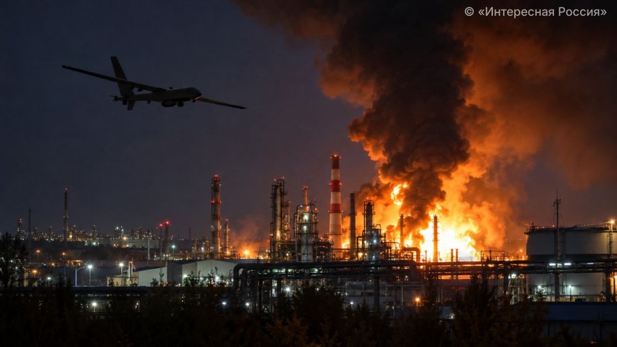 Атака БПЛА на Башкирию 8 октября: Салават в огне, аэропорт Уфы закрыт