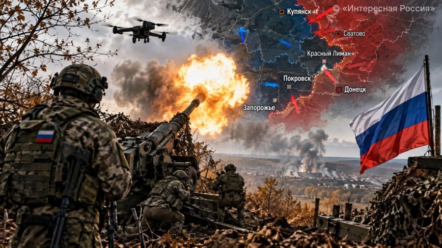 На фронте жарко сразу на нескольких направлениях: ВС РФ развивают наступление, свежая сводка СВО и карта боёв на 10 октября 2026 года