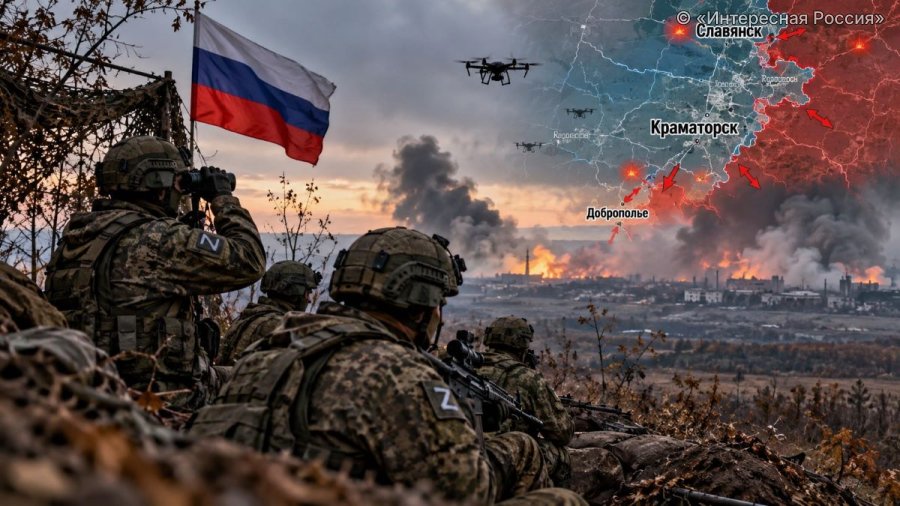 Сводка СВО на утро 18 октября 2026 года: ВС РФ усиливают наступление к Славянску и Краматорску, последние новости и карта боевых действий