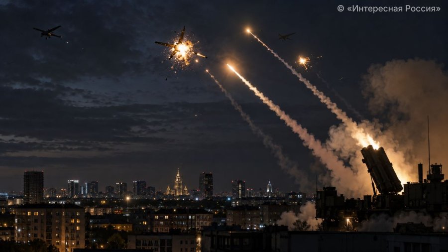 Массированная атака беспилотников на Россию 18 октября: сотни сбитых БПЛА, пожары в Петербурге и удар по дата-центру VK
